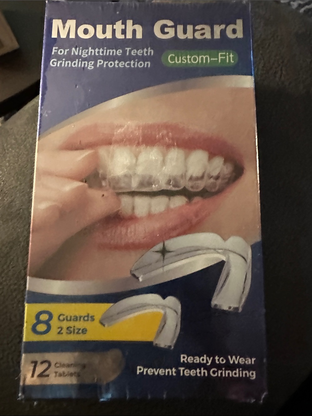 Custom-Fit Mouth Guard for Men - Clear Nighttime Teeth Protection